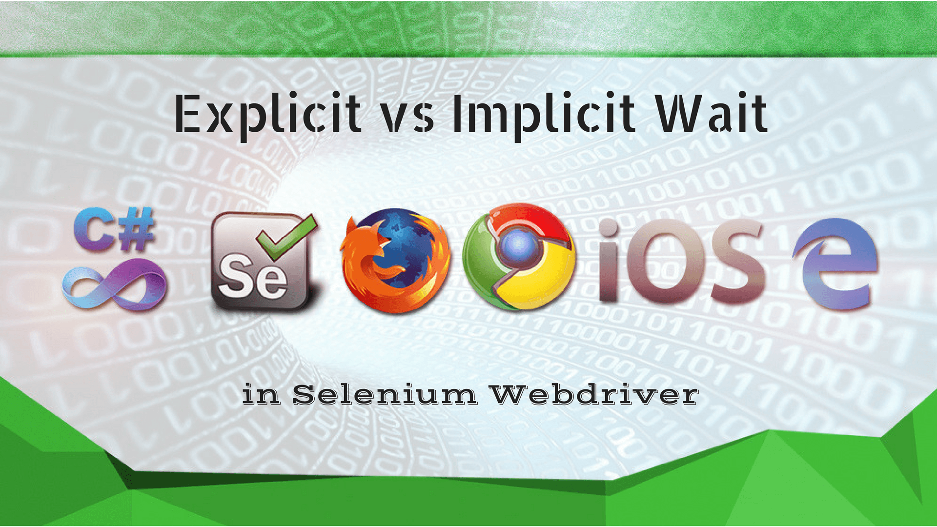 wait vs implicit wait in selenium webdriver vs implicit